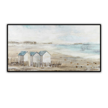 Home Decor Hand Made oil painting Rural scenery, the house of hometown Decorative painting