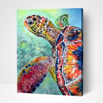 Sea TurtleDiy Painting By Numbers Modern Wall Art Picture Pintura acrílica por números Home Arts