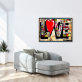 Modern art home Love letter decorative printing canvas painting art decor painting