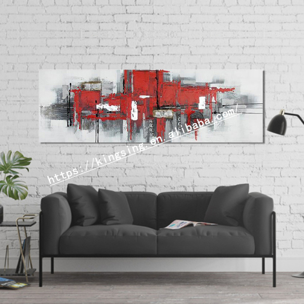 Single Panel High Quality Handmade Canvas Oil Painting Modern Abstract Canvas Painting For Hotel Decor
