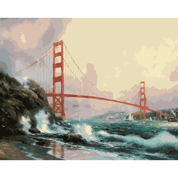 DIY Painting by Numbers Canvas Acrylic Oil Painting Lakeside Boat DIY Paint by Numbers Kits For Adults