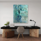 3d textured abstract flower large oil painting for living room home hotel cafe modern Wall art Decoration