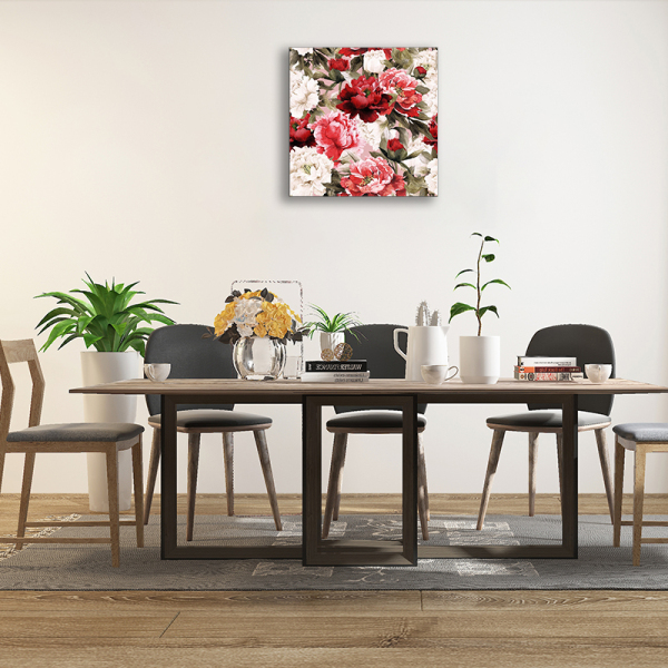 Wall paintings decor modern canvas print poster wall pictures peony flower canvas painting oil art work painting