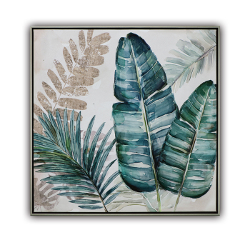 Petite plante verte fraîche toile peinture nordique minimaliste feuille araignée plante affiches mur Art photos pour salon maison