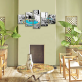 Hot Selling 5 Panel Musical Instruments Art Canvas Painting, Canvas Print Canvas Wall Art Deco Painting
