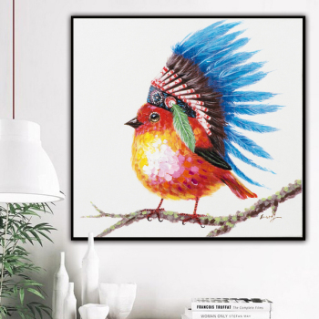 Simple and modern Oil Painting Animal Handpainted Gift Home Wall Art
