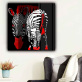 Wall hanging picture frameless animal canvas modern home decoration canvas oil painting art