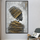 Hot sale kids and adult handmade oil painting, home decor oil painting, abstract heavy oil grey portrait oil painting