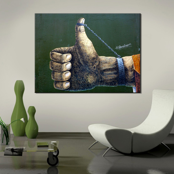 New Arrival Single Panel Thumb Wall Art Painting Modern HD Print Canvas Oil Painting For Home Decor