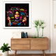 Custom order wholesale wall decor canvas painting, frameless africa art home art prints painting