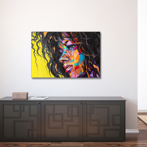 Factory Wholesale Portrait Printed Frameless Wall Decor Abstract Canvas Painting Artwork Hot Sale famous paintings