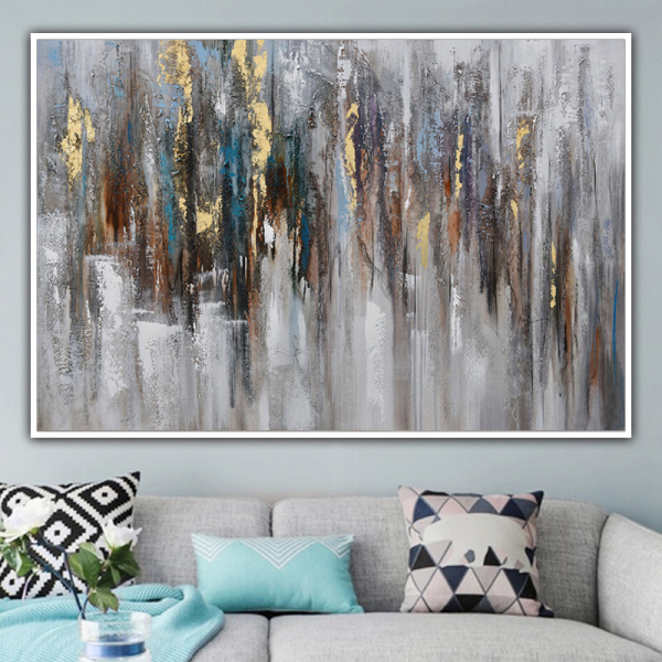 Fashion 100% Handmade Abstract Luxury Oil Painting for Living Room Modern Painting wall decor picture art Gift
