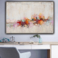 Large wall painting on oil painting vertical handmade abstract art decorative frames for living room decoration painting