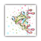 Summer fresh wall art custom design cartoon cute frog photo picture print canvas oil painting