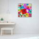 Hot sale OEM oil painting color rose picture home hotel decoration printing canvas oil painting