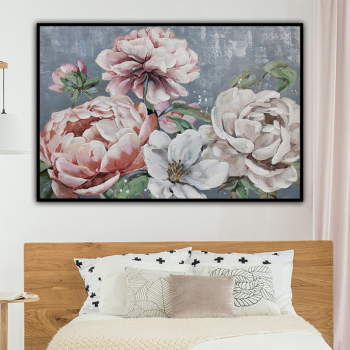 Handpainted Abstract Flowers Oil Painting On Canvas Painting Wall Art Handmade Paintings Large Salon Decoration Unframed