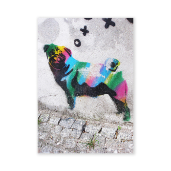 Art custom painting color animal dog picture home hotel decoration printing canvas painting
