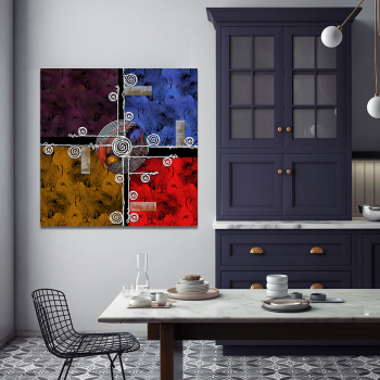 40*50 Paint By Numbers Kits Oil Painting Abstract Acrylic With Coloring DIY Paintings By Numbers Art On Canvas
