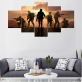 Top fashion art of war theme 3d painting digital printing canvas printing custom painting