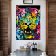 Large Poster HD Printed Painting 1 Panel Animal Tiger Canvas Print Art Home Decor Wall Art Pictures For Living Room