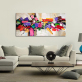 Latest product splash art painting handmade oil painting living room decor