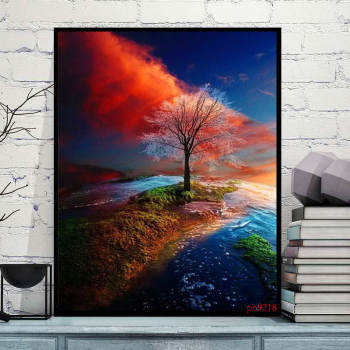 40X50cm Spot discount big promotion elephant  Animal DIY Painting By Numbers Oil Paint  Kits Handpainted