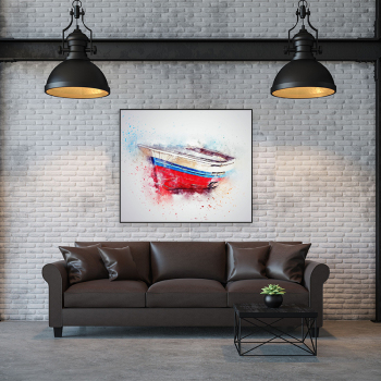 Simple and fashionable OEM decorative printing canvas oil painting wall art painting