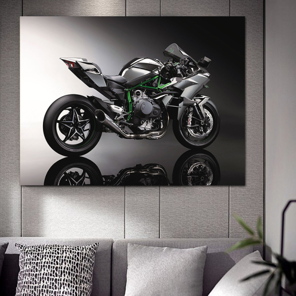 Modern canvas prints artworks home decoration wall paintings, the cool sports motorbike custom canvas painting
