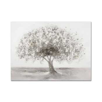 Mintura Oil Painting on Canvas Hand Made Art Hand Painted Acrylic Canvas Grey Tree Wall Art Home Decor Office Decor No Framed Mintura Oil Painting on Canvas Hand Made Art Hand Painted Acrylic Canvas Grey Tree Wall Art Home Decor Office Decor No Framed