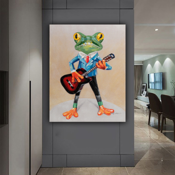 Oil Painting Animal Wall Art Printed Painting Custom Canvas Print Abstract Oil Painting Animal Wall Art