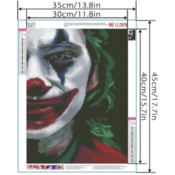 Custom Joker Round Crystal Rhinestones Wholesale 5D Diamond Painting Paint by Numbers Set for Amazon