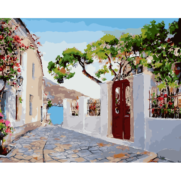 Digital oil painting manual color filling diy production can be customized printing logo