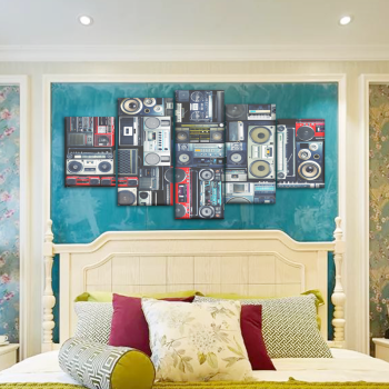 Pinturas enmarcadas Hip-Pop de múltiples paneles personalizados al por mayor Nuevo cartel de lienzo de arte de pared para decoración del hogar