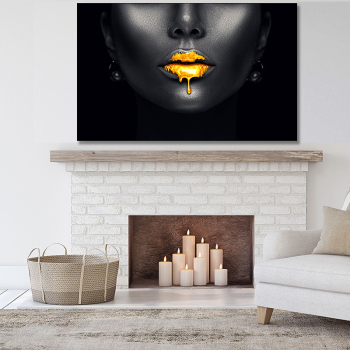 Africa hot sale wall decorative portrait frameless canvas oil painting wall painting