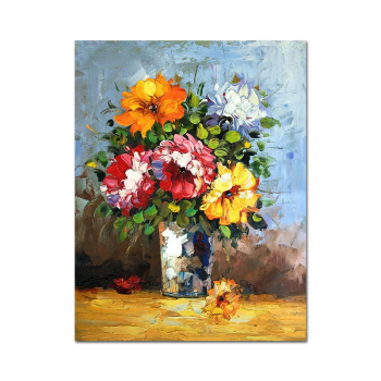 oil painting flowers in vases wall art decor hotel picture home decoration accessories modern abstract canvas art