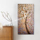 Großhandel abstrakte handbemalte Single Panel Blumenmesser Malerei für Wohnkultur
