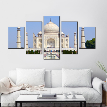 Canvas Wall Art Pictures Modular HD Print 5 Pieces Muslim Mosque Painting Islamic Religion Sky Clouds Building Poster Home Decor Canvas Wall Art Pictures Modular HD Print 5 Pieces Muslim Mosque Painting Islamic Religion Sky Clouds Building Poster Home Decor