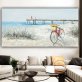 Abstract Handmade Oil Painting Landscape Wall Art Modern Paintings Cuadros Grandes Decoration Salon Living Room Mural