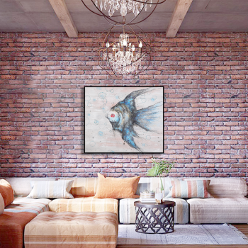 Excellent quality abstract fly fish handmade oil painting, handpainted canvas oil painting