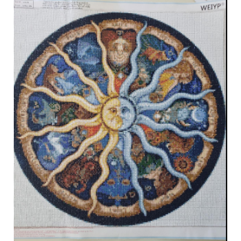 Custom Amazon Catholicism Religion Round Rhinestones Wholesale 5D Diamond Painting Sun and Moon Paint by number for adult