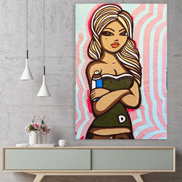 Colorful art custom OEM painting home hotel decoration printing canvas oil painting