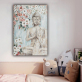 Abstract buddha statues on the wall canvas art posters and prints Buddhist art pictures home wall decoration