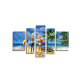 Best selling canvas printing custom painting beach men women digital printing painting
