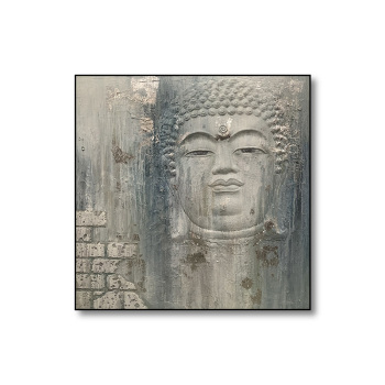 Custom designs heavy texture abstract buddha painting art painting kits, modern art canvas handmade oil painting