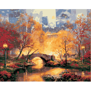 Digital oil painting manual color filling diy production