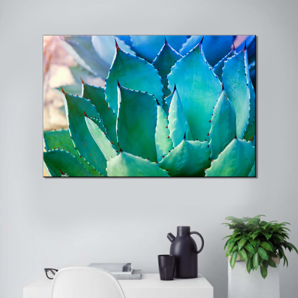 Watercolor Plant Leaves Poster Print Landscape Wall Art Canvas Painting Picture for Living Room Home Decor Cactus Decoration