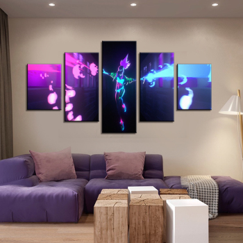 Poster Malerei Modern Auf Leinwand Heimtextilien 5 Panel Anime Naruto Für Wohnzimmer Wandkunst Bilder HD Gedruckter Rahmen