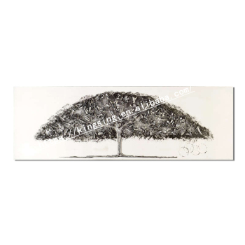 Decoration wall handmade abstract beautiful scenery landscape tree oil painting on canvas