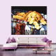 Oil Painting By Numbers Diy Picture Drawing Coloring On Canvas Painting By Hand Wall Paint By Number Animal Sleep Dog