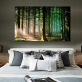 Home decoration spring scenic tree design printed painting, trendy style high definition canvas wall painting